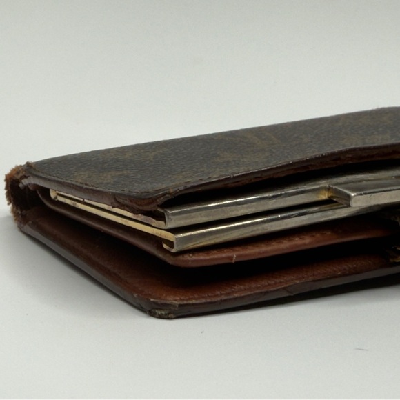 Louis Vuitton Brown Monogram French Purse Wallet Silver | Women’s | Used | - Picture 8 of 16